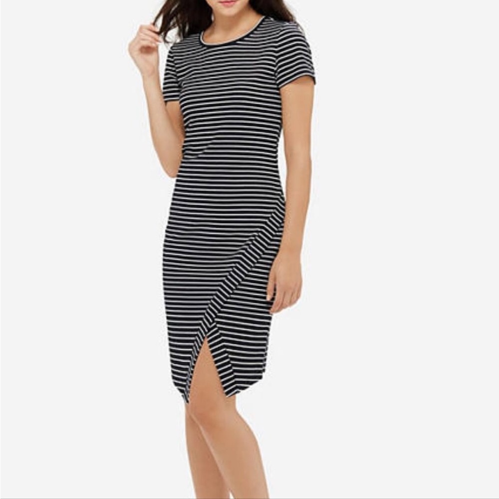 THE LIMITED Striped Sheath Dress Size S